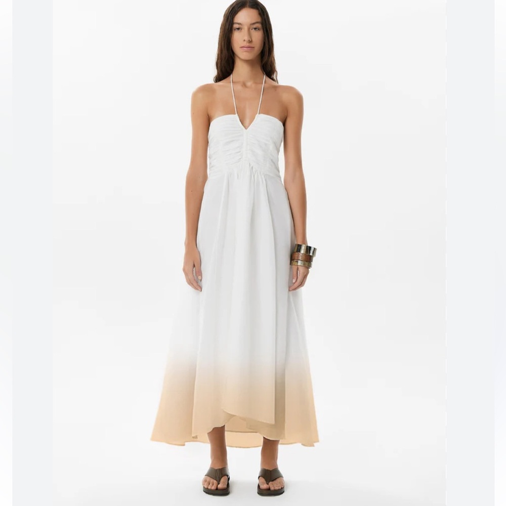 Maria Cher Corrientes Tori Ombre Midi Dress